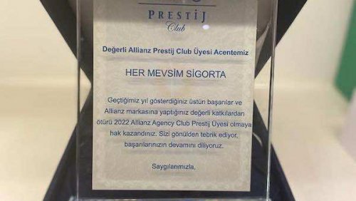 Ödüllerimiz